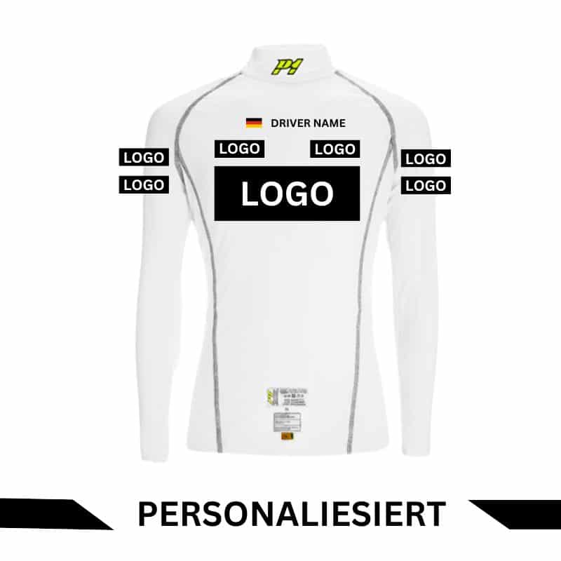 P1 FIA Elite Slimfit inkl. Namen und Logos beidseitig bedruckt
