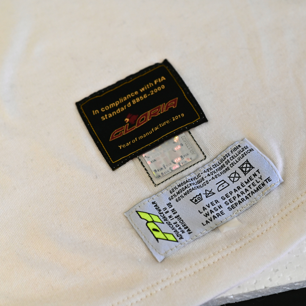LTEC FIA Longsleeve Top Weiß - FIA 8856-2000