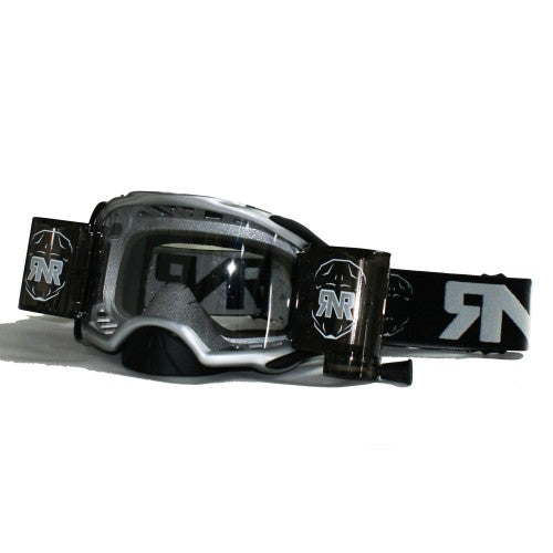 Rip’n Roll Platinum Crossbrille schwarz mit XXL 48 mm Roll-off