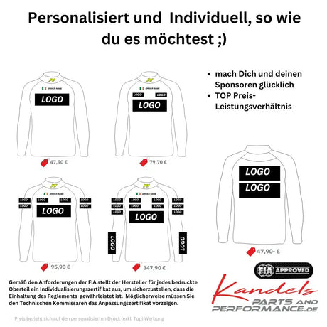 Personalisierte FIA Pullover