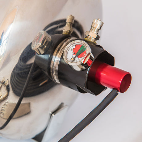Detailansicht des OPTIFIREX Feuerlöschmittelbehälters