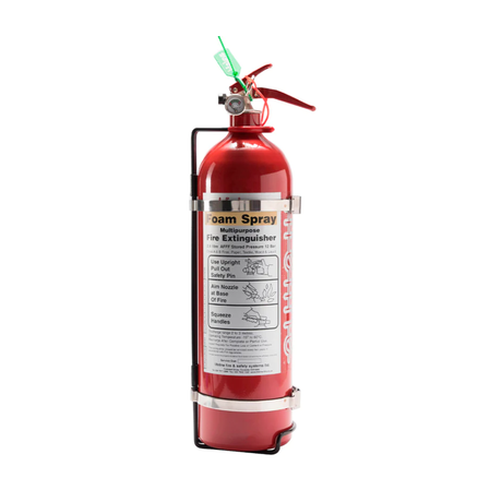 Roter Lifeline 2,4-l-AFFF-Handfeuerlöscher mit Halterung