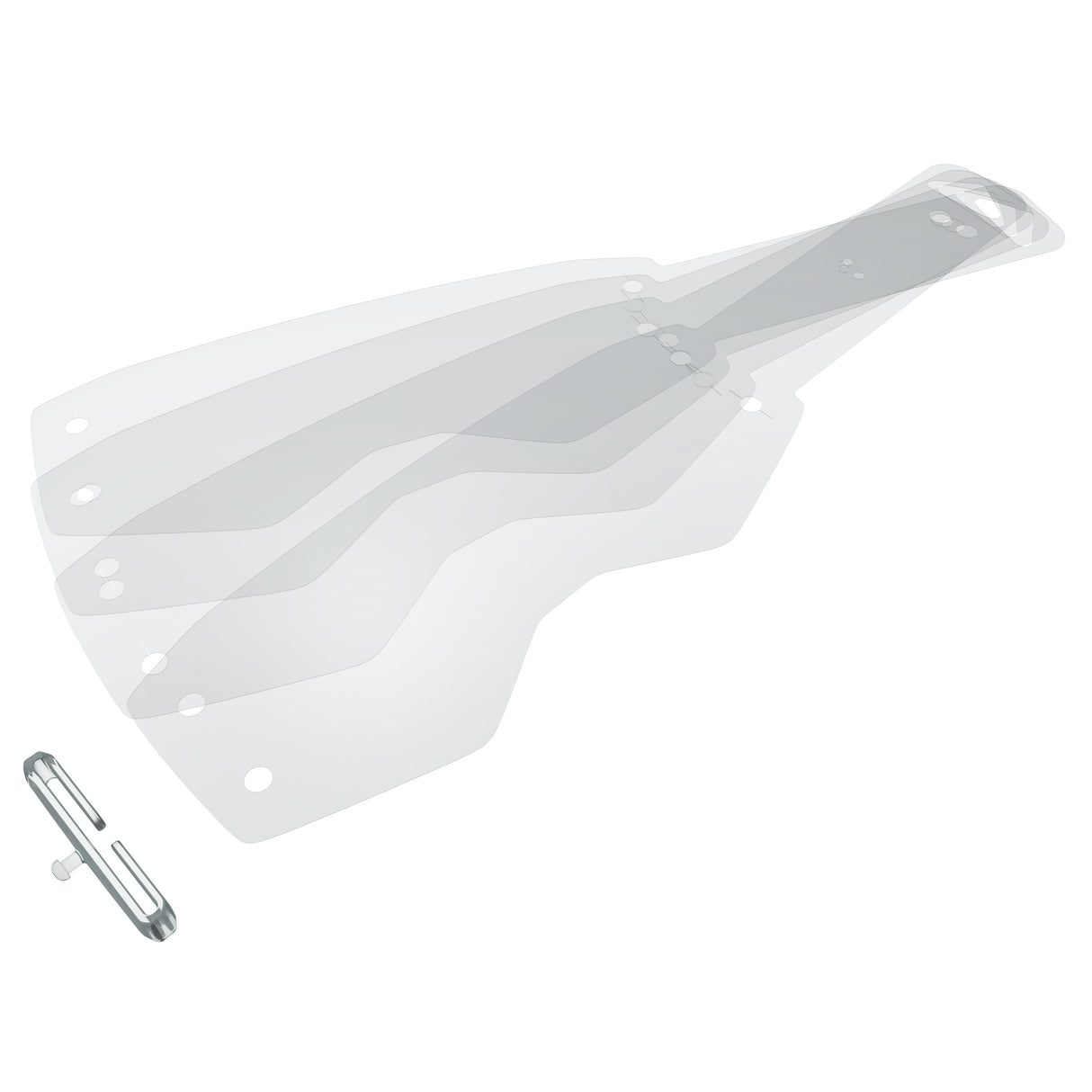 SCOTT Tear-Off Prospect/Fury (20er-Pack) - Laminated Abreißfolien