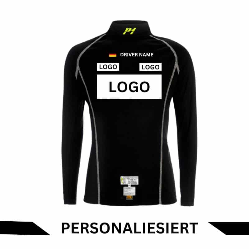 P1 FIA Elite Slimfit inkl. Namen und Logos beidseitig bedruckt
