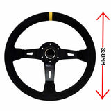 LTEC Wildleder Lenkrad – 330 mm 90 mm geschüsselt