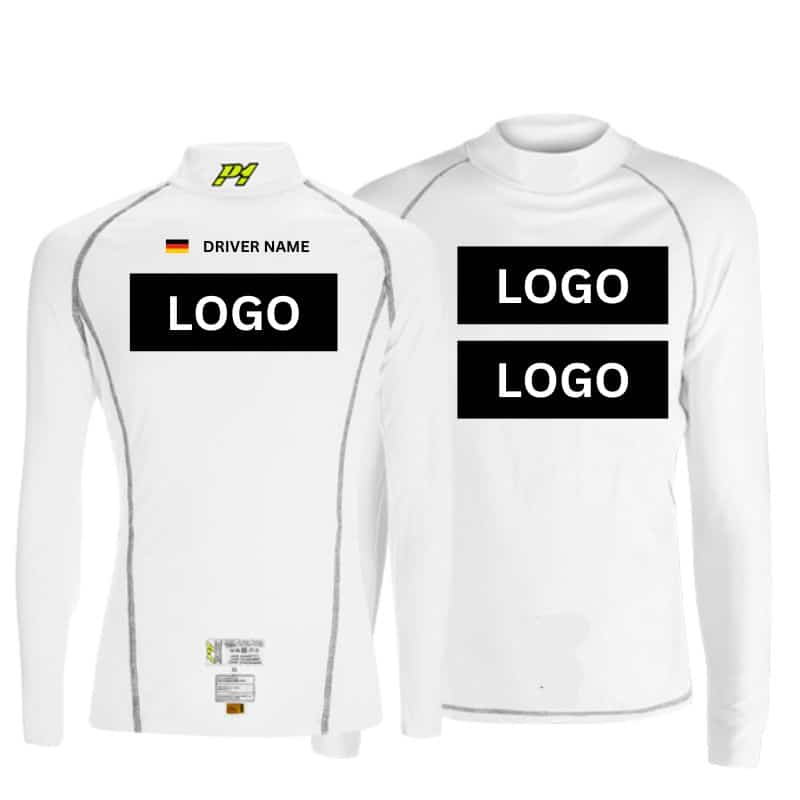 P1 FIA Elite Slimfit inkl. Namen und Logos beidseitig bedruckt