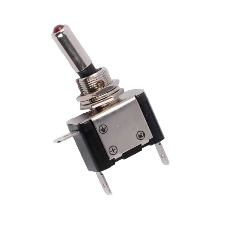 Kippschalter on/off LED rot