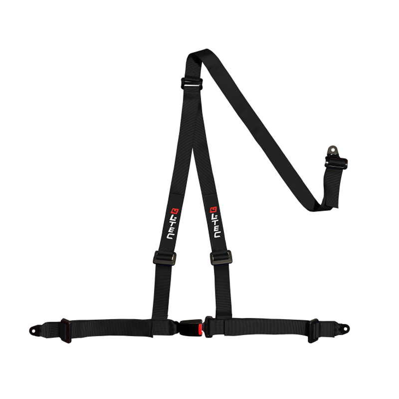 L-Tec 3-Punkt Gurt - ECE-zugelassen mit Ösen-Befestigung