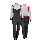 p1 mid-diva damen-rennanzug fia 8856-2018 anthracite silver fuchsia