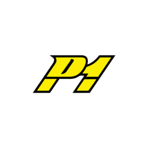 P1 Logo auf weißem Hintergrund