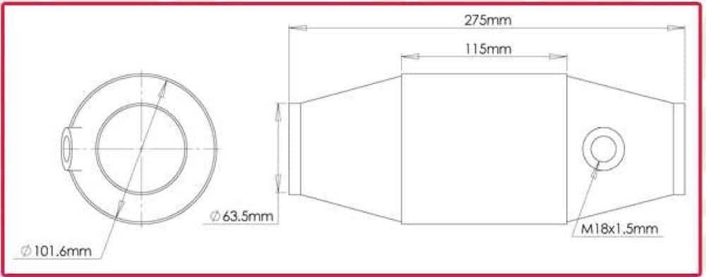 FIA Kat 100mm High Temperature