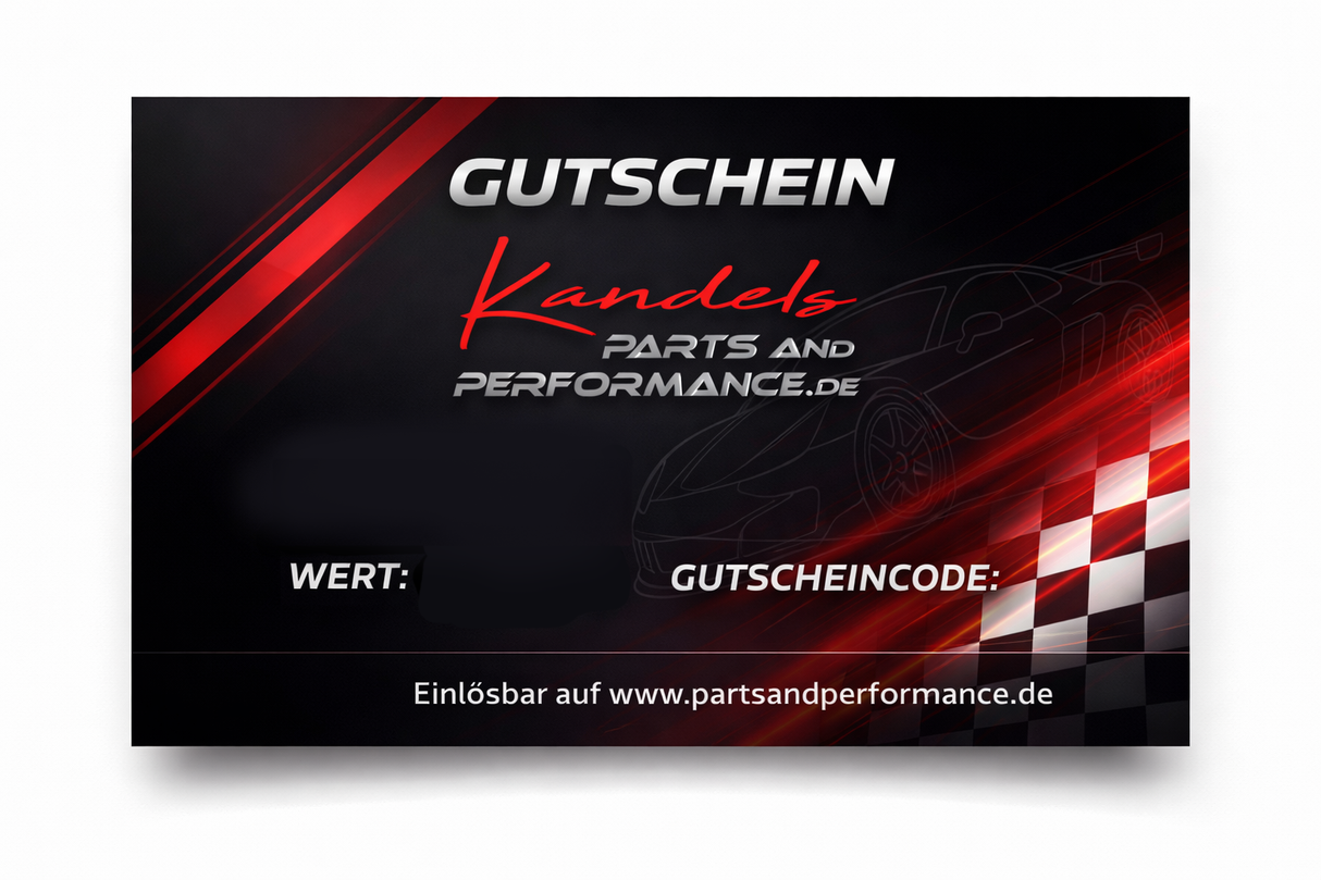 Kandels - Parts and Performance Geschenkgutschein