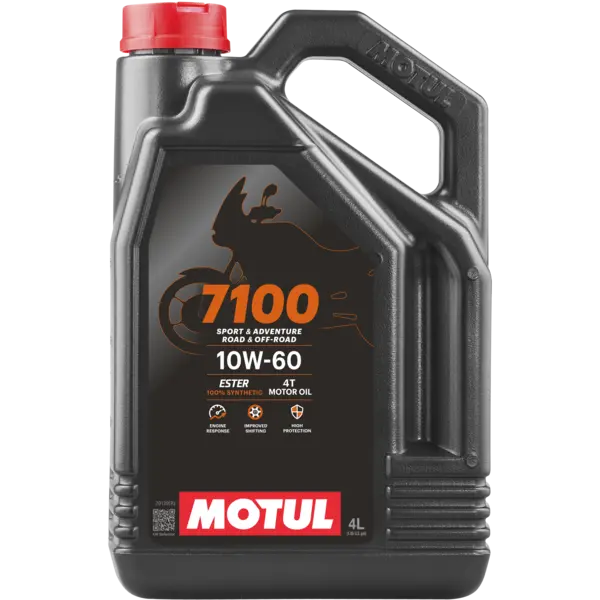 MOTUL 7100 10W-60 4L – 100% Synthetic Ester Motoröl Bitte Verfügbarkeit von Bestellung kurz anfragen. Aufgrund der aktuellen Weltlage können Motul-Produkte zeitweise nicht oder nur eingeschränkt lieferbar
