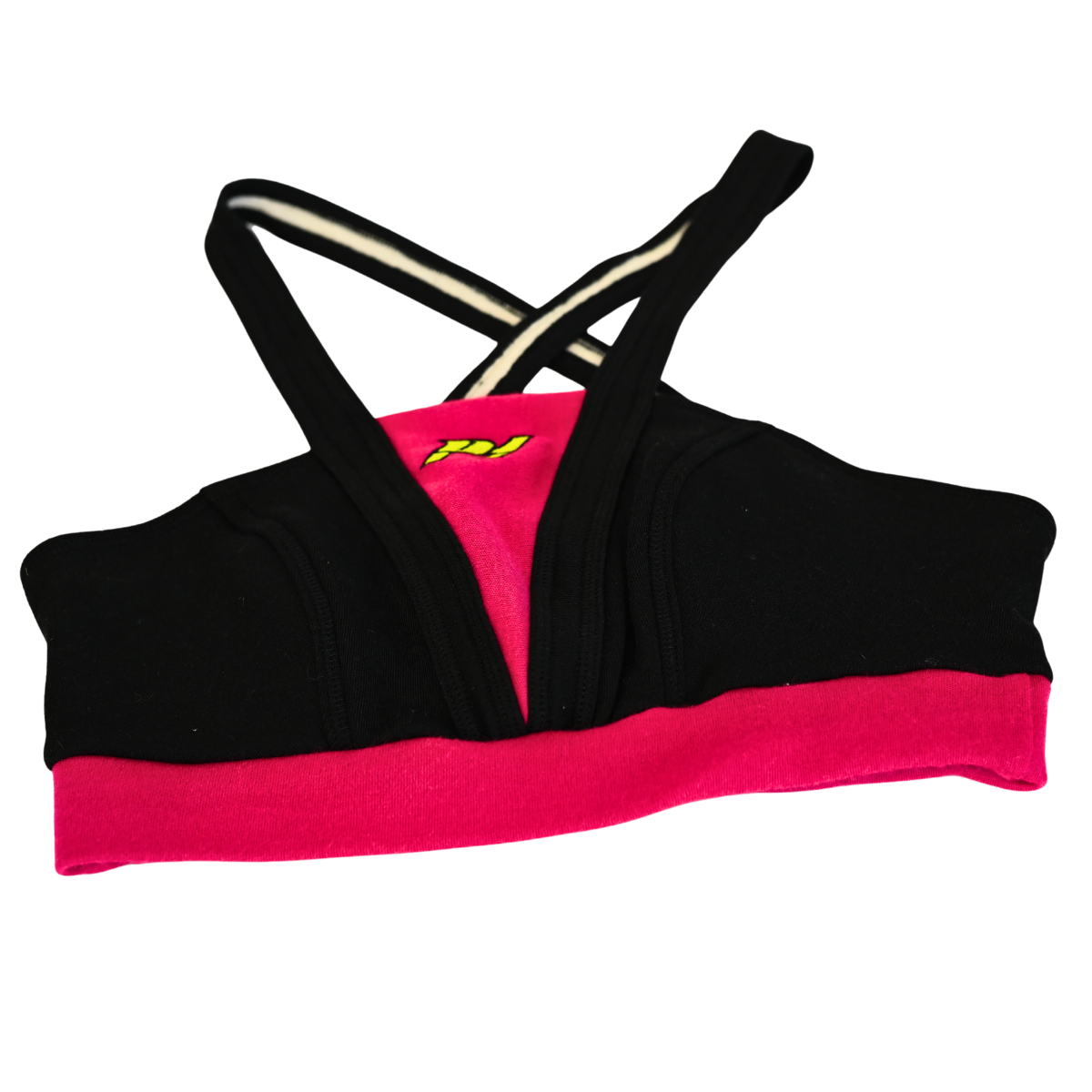 P1 Advanced Racewear Damen-Bra Schwarz/Fuchsia - ISO 15025