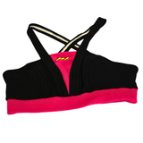 P1 Advanced Racewear Damen-Bra Schwarz/Fuchsia - ISO 15025