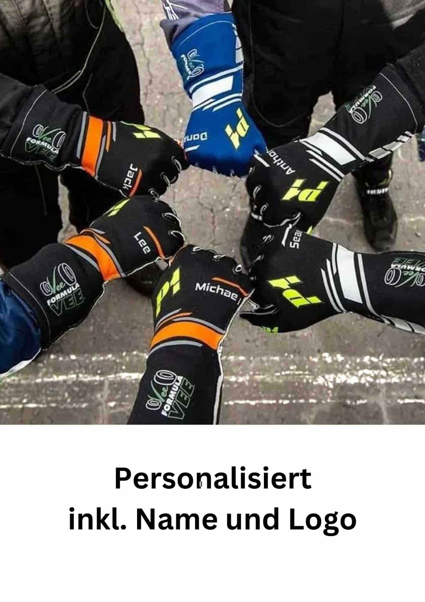 P1 FIA Handschuhe Speed inkl. Namen und Logo – Kandels