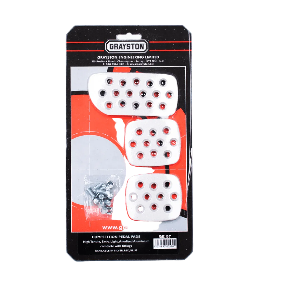 Pedalsatz aus Aluminium