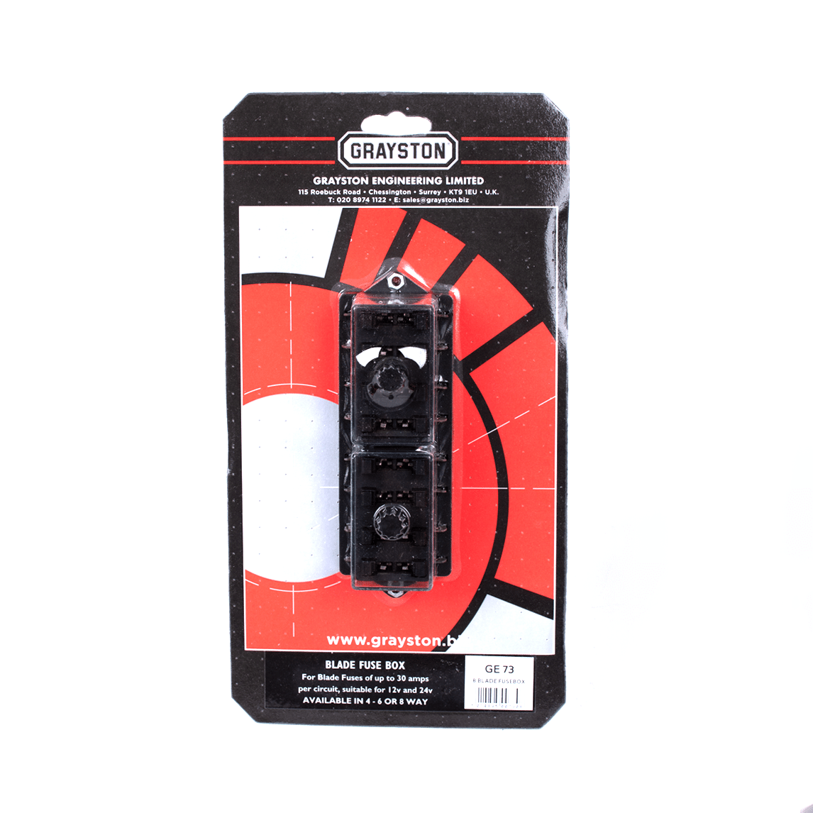 8-poliger-Sicherungskasten für Flachsicherungen