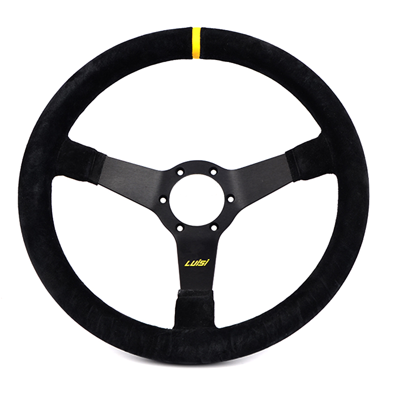 Motorsport Lenkrad Luisi Evolution 360mm schwarz Polyurethan Holz-Optik